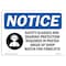 Signmission OSHA Sign, Glasses And Hearing Protection With, 24in X 18in Rigid Plastic, 24" W, 18" H, Landscape OS-NS-P-1824-L-18157 - alternate 1